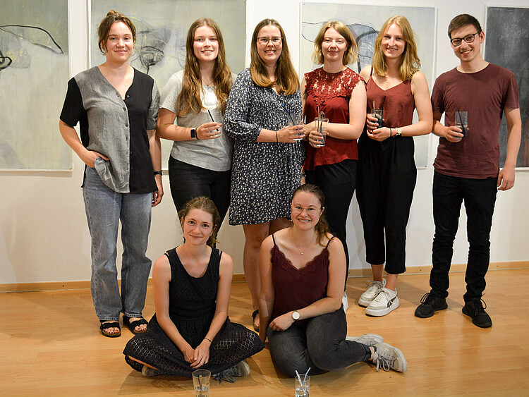 Studierende des Fachs Musik an der PH Weingarten präsentierten im Rahmen der zweiten Art Gallery die Uraufführung der „Wassermusik“.
