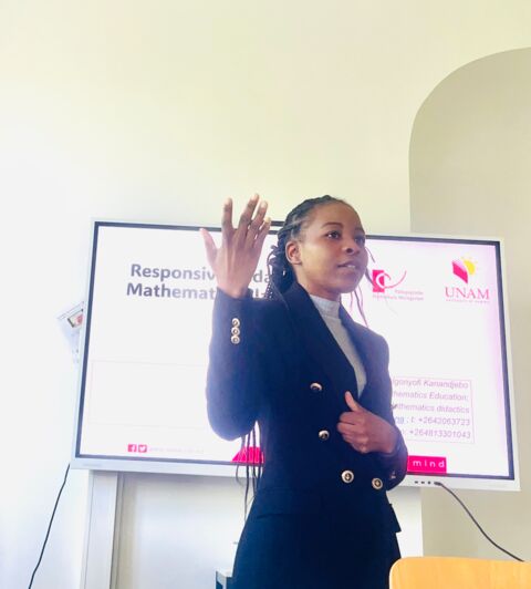 Leena Presenting at UEW