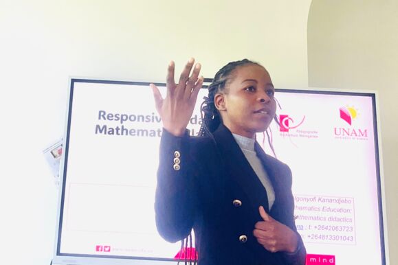 Leena Presenting at UEW