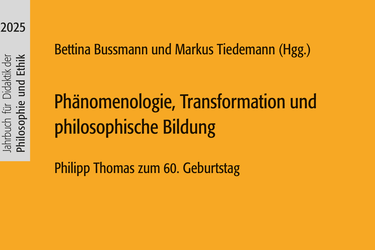 Publikation: Phänomenologie, Transformation und philosophische Bildung Publikation: Phänomenologie, Transformation und philosophische Bildung