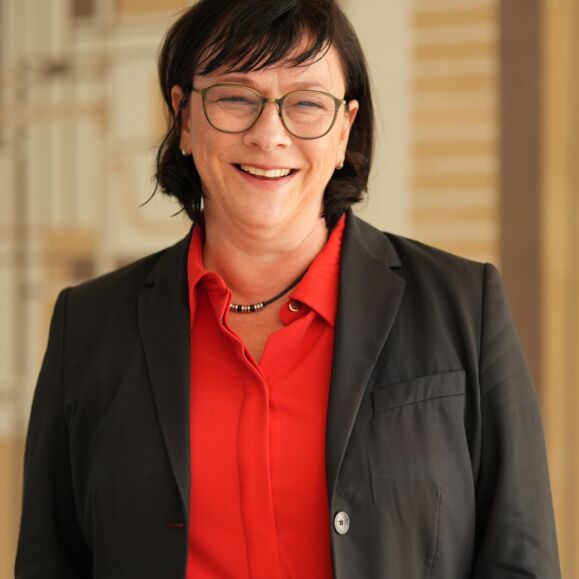 Sabine Rein, Präsidentin der HTWG Konstanz, ist seit Herbst 2024 Vorsitzende des Wissenschaftsverbunds Vierländerregion Bodensee. (Foto: Frederic Leitzke) Sabine Rein