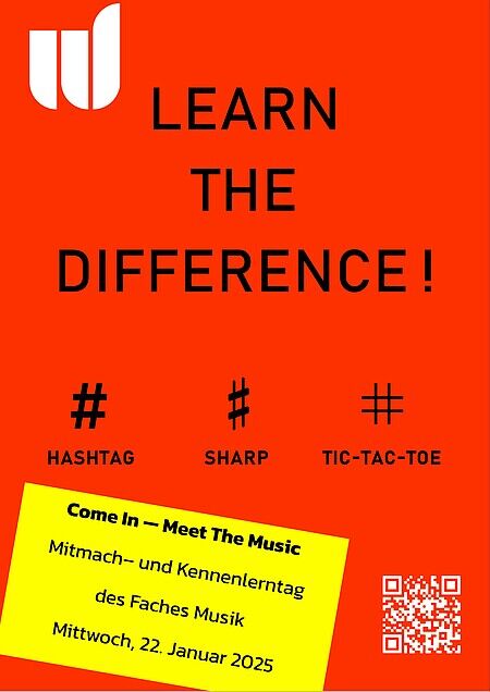 Musik, News, bzw. Kennenlerntage- Learn the Difference Musik, News, bzw. Kennenlerntage- Learn the Difference