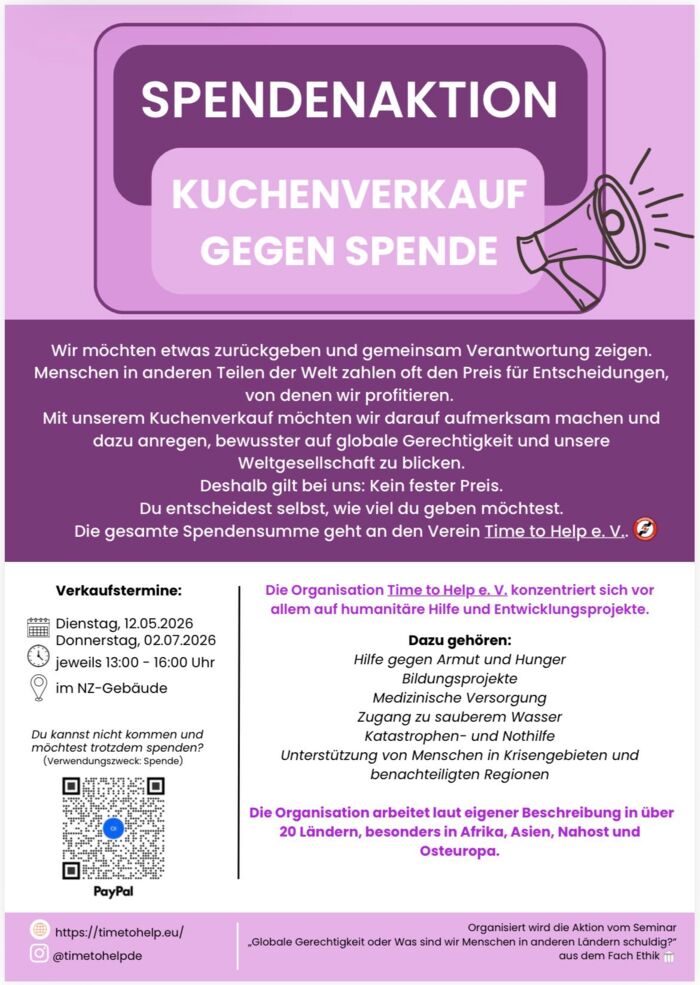 Spendenaktion Flyer Spendenaktion Flyer